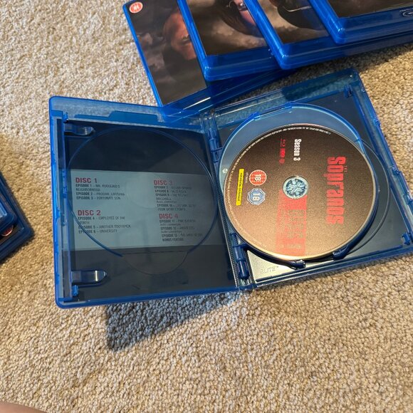 The Sopranos Complete Series Box Set Complete Blu-Ray Used - Picture 8 of 12